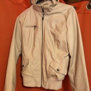 Pink Leather Jacket